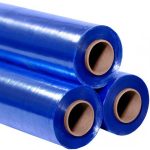 FILM STRECH AZUL 50 cms x 20 Mic. ROLLO DE 1.6 KILOS